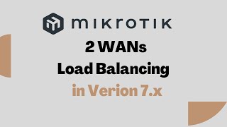 how to configure load balancing in mikrotik Version 7 [upl. by Leanora]