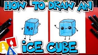 How To Draw A Funny Ice Cube [upl. by Ahseikal]