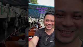 floating marketBangkok Thailand floatingmarket bangkok thailand travel tarvelvlog adventure [upl. by Ahsitauq]