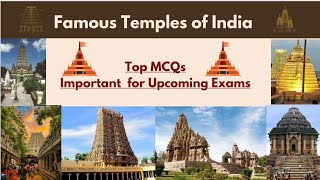 Famous Temples Of India  All States Temples  Top MCQs  Important Temples  GK MCQs [upl. by Rafaelia]