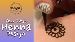 Your First HENNA  Tutorial for Beginners [upl. by Hctim]