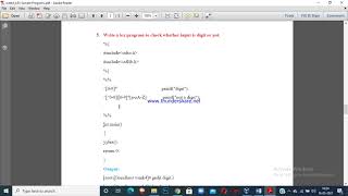 Demonstration of lex program to check given input is digit or not [upl. by Lobell426]