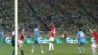 UEFA Super Cup 2008 Final  Paul Scholes Maradonas Style United loss to Zenit [upl. by Rosenthal]