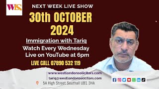 Immigration with Tariq  Latest Immigration QampA  30102024 [upl. by Marlea]