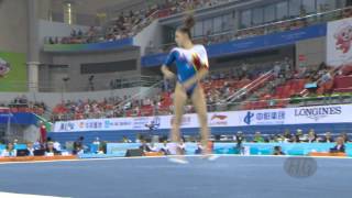 IORDACHE Larisa Andreea ROU – 2014 Artistic Worlds Nanning CHN – Qualifications Floor [upl. by Rye174]