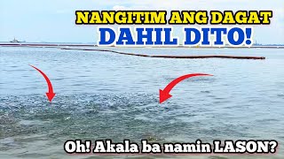 DAGAT SA DOLOMITE BEACH NANGITIM DAHIL DITO [upl. by Normak774]