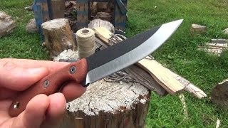 TOPS MSK 25 Mini Scandi Knife Review [upl. by Froh]