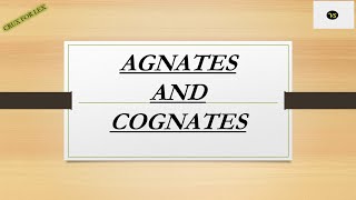 AGNATES AND COGNATES HINDU SUCCESSION ACT1956 HINDU LAW  BY ADVVIDHI SRIVASTAVA [upl. by Annaya583]