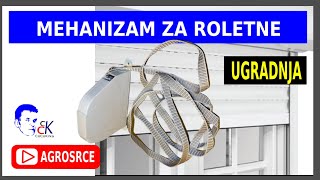 MEHANIZAM ZA ROLETNE Kako zameniti [upl. by Biddie]