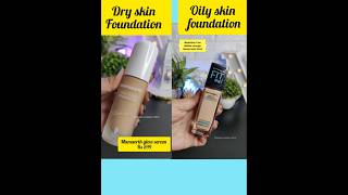 🤗👍Best foundation review oily to dry skinoilyskinfaundation makeuptipsforoilyskin 💜😱☘️🌀🌈 [upl. by Tahp]