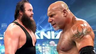 FULL MATCH Goldberg vs Braun Strowman wwe 2k24 IRON MAN Gamepaly [upl. by Nevetse]