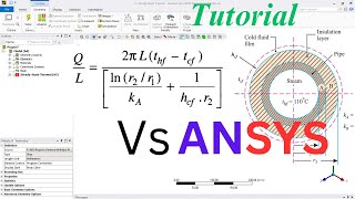 Calculation of QL  Heat transfer in Pipe using ANSYS  Tutorial  Step by Step [upl. by Berget]