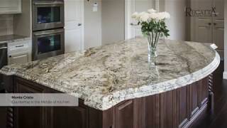 A variety of granite kitchen countertops [upl. by Enneiluj]