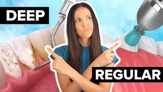 Deep Cleaning vs Regular Cleaning Dental Hygienist Explains [upl. by Airam]