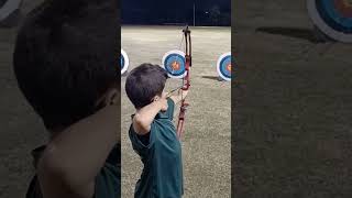 James at archery classjamesandgracekidsshow shorts DeerfieldBeachLive [upl. by Armand]