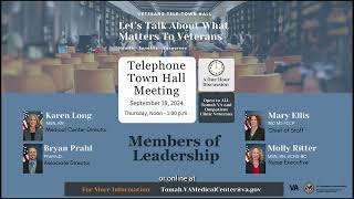 Tomah VAMC Veterans Telephone Town Hall September [upl. by Jolynn862]