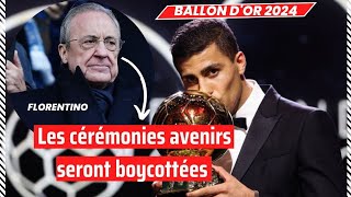 La cérémonie du ballon dOr masculin 2024 boycottée [upl. by Anyotal852]