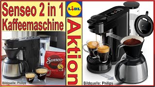 LIDL Deal des Tages  Senseo Switch 2 in 1 Kaffeemaschine  Pad Kaffeemaschine amp Filterkaffee [upl. by Enimaj]