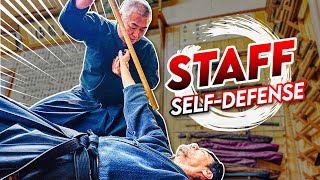 Jō Staff SelfDefense Techniques You Wanted to Learn BUT Its Useless [upl. by Monteith]