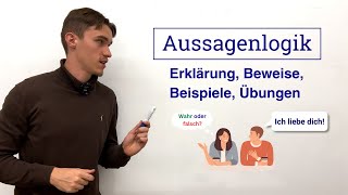 Aussagenlogik komplett  Logik und Mengenlehre UniMathe [upl. by Adiasteb]