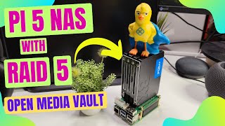 How To Setup RAID 5 using OpenMediaVault OMV on a Raspberry PI  Radxa Penta Sata Hat [upl. by Karrah]