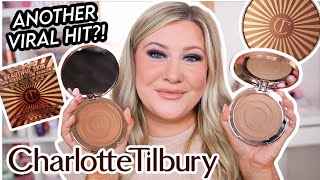 CHARLOTTE TILBURY CREAM BRONZER REVIEW  DEMO SHADES FAIR amp MEDIUM [upl. by Roxie209]