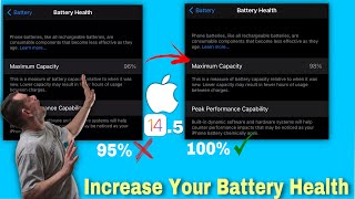 Battery Health Increases From 95 to 98 Of iPhone 11🔥  iPhone 11 Battery Health Recalibration [upl. by Sargent]