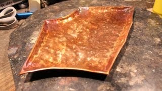 How to Hammer Out a Copper Platter or Plate [upl. by Laise]