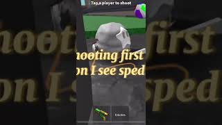 Shooting the first person I see sped up in mm2 [upl. by Leirbma55]