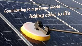 SingleHead Photovoltaic Brushes The Smart Choice for Solar Panel Maintenance！ [upl. by Alodie310]