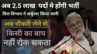 मप्र में 25 लाख नई भर्तियों की सौगात  वित्त विभाग ने दी बेरोजगारों को भर्ती [upl. by Weinrich]