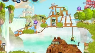 Angry Birds Star Wars 2 Level B120 Naboo Invasion 3 star Walkthrough [upl. by Nnyrat]