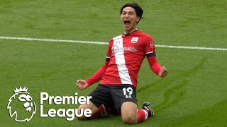 Takumi Minamino snatches Southampton lead against Chelsea  Premier League  NBC Sports [upl. by Emeric]