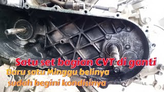 SUARA KASAR DI BAGIAN BAK CVT HONDA BEAT [upl. by Herve]