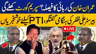 LIVE  Imran Khans Big Victory in Supreme Court PTIs Barrister Ali Zafar Emergency Media Talk [upl. by Leinahtam212]