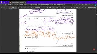 Algebra  Past Paper Questions O level  IGCSE Maths [upl. by Silma142]