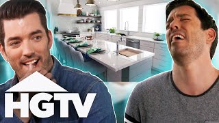 The Property Brothers Create Their Best Coastal Inspired Kitchens  Brother vs Brother [upl. by Iline]