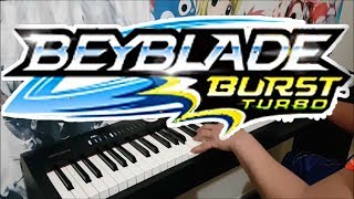 Beyblade Burst Turbo Theme Song  quotTurboquot Piano [upl. by Ecarg]