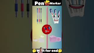 Pen vs markar please subscribe me [upl. by Siul]