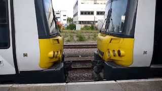 Train coupling at Cambridge Station [upl. by Bonnes]