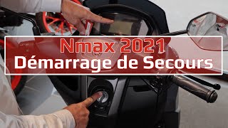 Démarrage de Secours et changement pile de la clé Nmax 2021 Nouvelle version [upl. by Anertal]