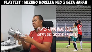 REVIEW  PLAYTEST  MIZUNO MORELIA NEO 3 BETA JAPAN  AKHIRNYA PAKE GAME [upl. by Quent]