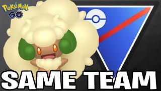 SAME TEAM DIFFERENT ORDER with Whimsicott in the Great League for Pokemon GO Battle League [upl. by Shivers]