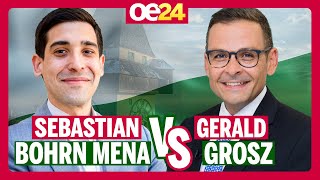 WahlBeben in Steiermark Sebastian Bohrn Mena vs Gerald Grosz [upl. by Anyak]