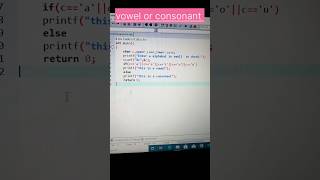 vowel or consonantchecking alphabet ccode ccoding [upl. by Bevin51]