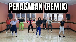 DJ PENASARAN REMIX  SENAM KREASI  ZIN RATU  CHOREO BY ZJ DEDDY SAGITA amp ZJ FARACH zumbaclass [upl. by Reniti818]