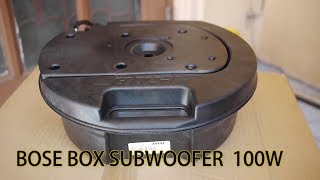 BOSE BOX SUBWOOFER Speaker Test [upl. by Eniaral218]