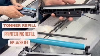 Toner Refilling of HP Lazer jet M111w printerink printerinkrefill [upl. by Staw601]