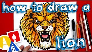 How To Draw A Realistic Lion [upl. by Anastase]