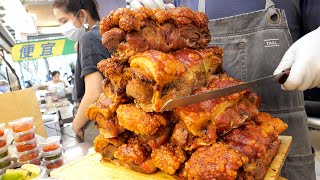 바삭함의 끝판왕 돌돌말아 구운 삼겹살 롤  Crispy Pork Belly Rolls  Taiwanese Street Food [upl. by Mauceri]